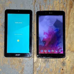 Acer & LG Android Black Tablets